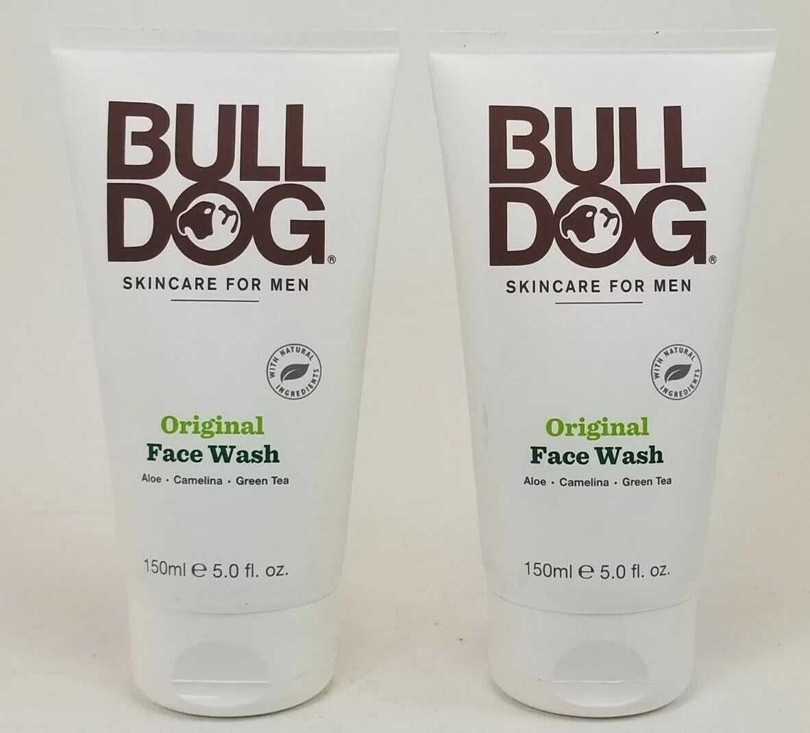 Bulldog Skincare for Men Original Face Wash 5 Fl. Oz (2 PACK) New