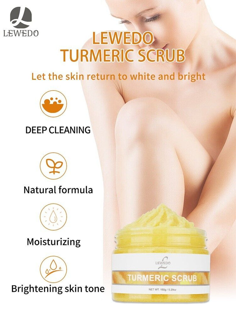 Tumeric Body Scrub, Acne, Dark Spots, Hyperpigmentat