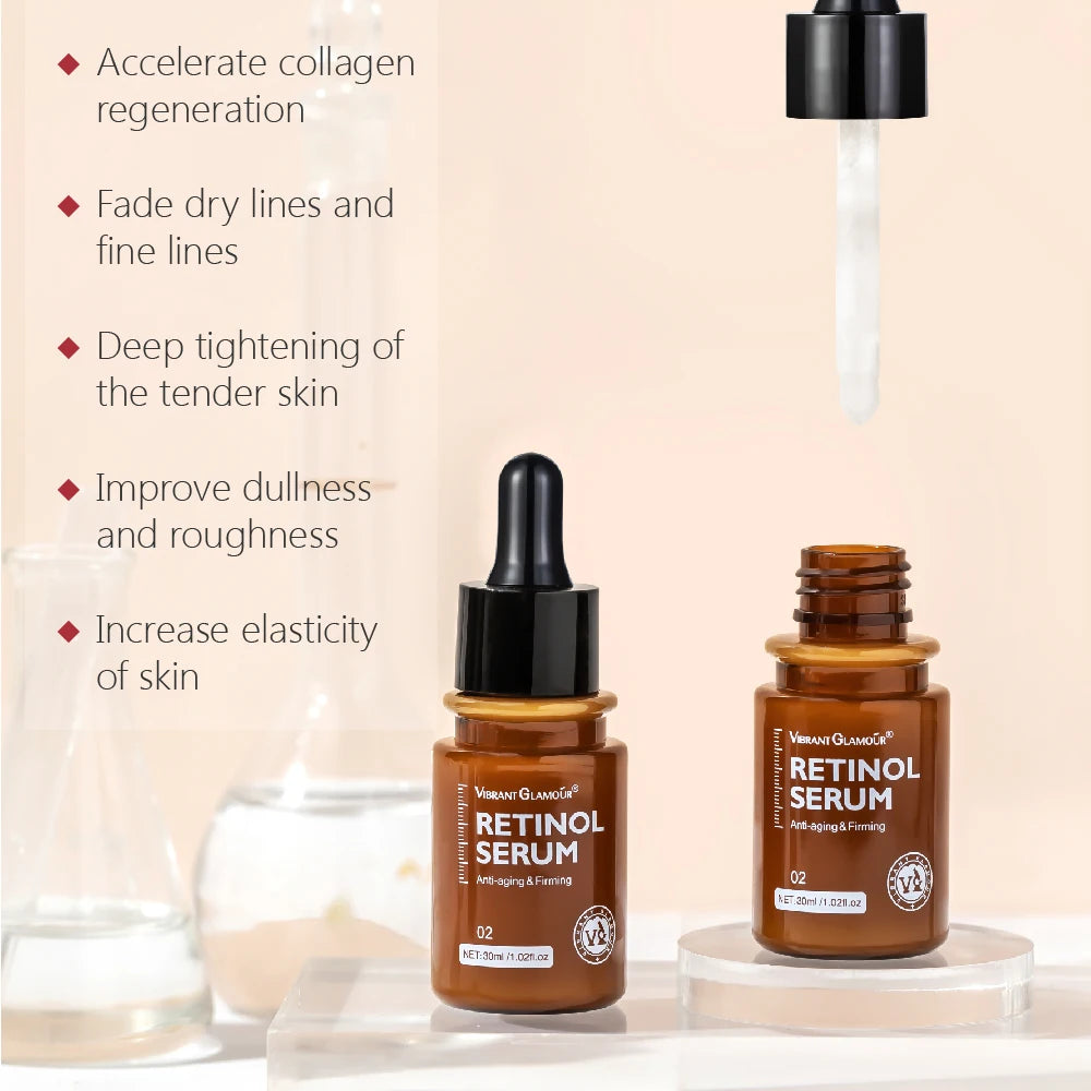 Retinol Face Cream and Eye Serum 2 Pcs